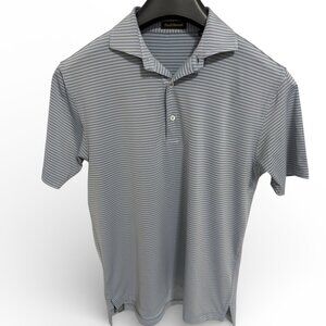 Paul Stuart Polo Golf Shirt Men’s Size Small Short Sleeve Striped